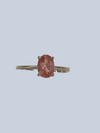 Pink Tourmaline Sterling Silver Rings (Sizes 4-5)