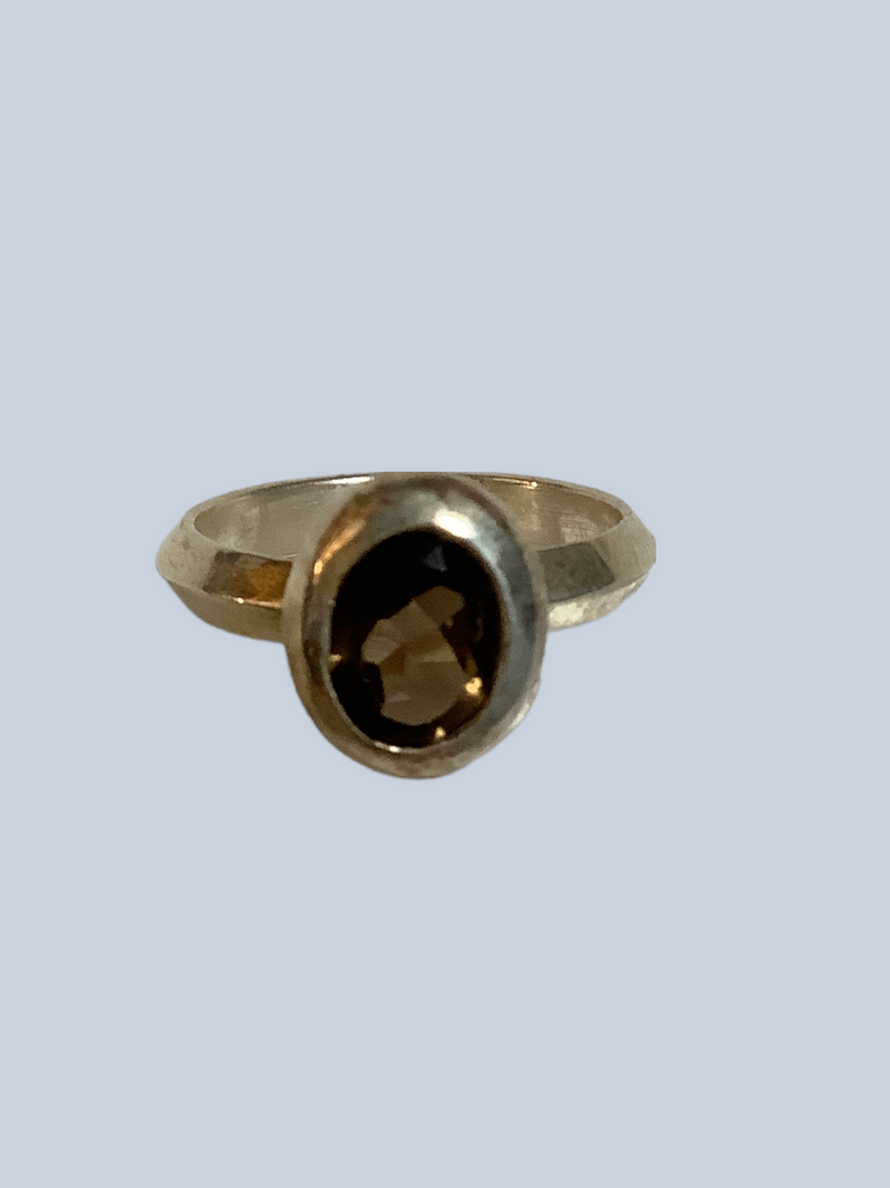 Tourmaline Sterling Silver Rings (Sizes 8.5-10)