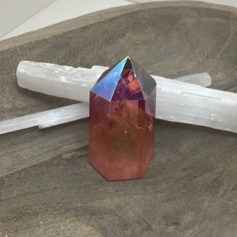Sunset Aura Quartz Specimen