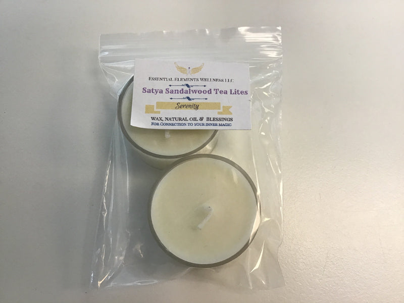Satya sandalwood tea lites
