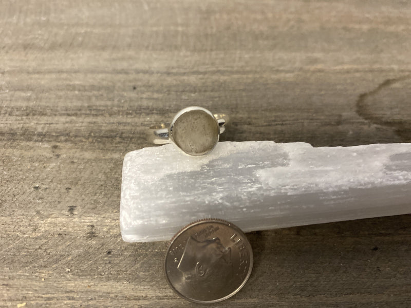 Libyan Desert Glass Sterling Silver Rings