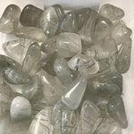 Green rutile tumbled