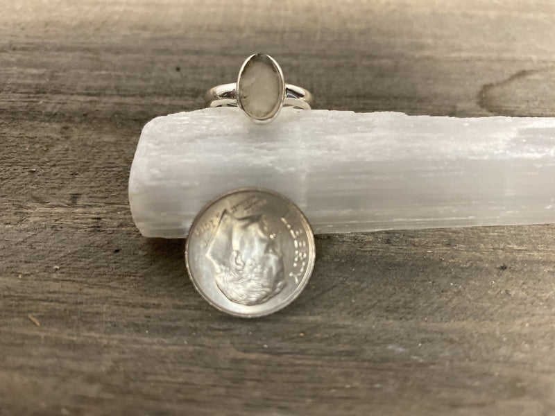 Libyan Desert Glass Sterling Silver Rings