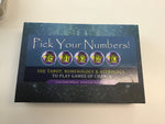 Pick Your Numbers tarot card set
