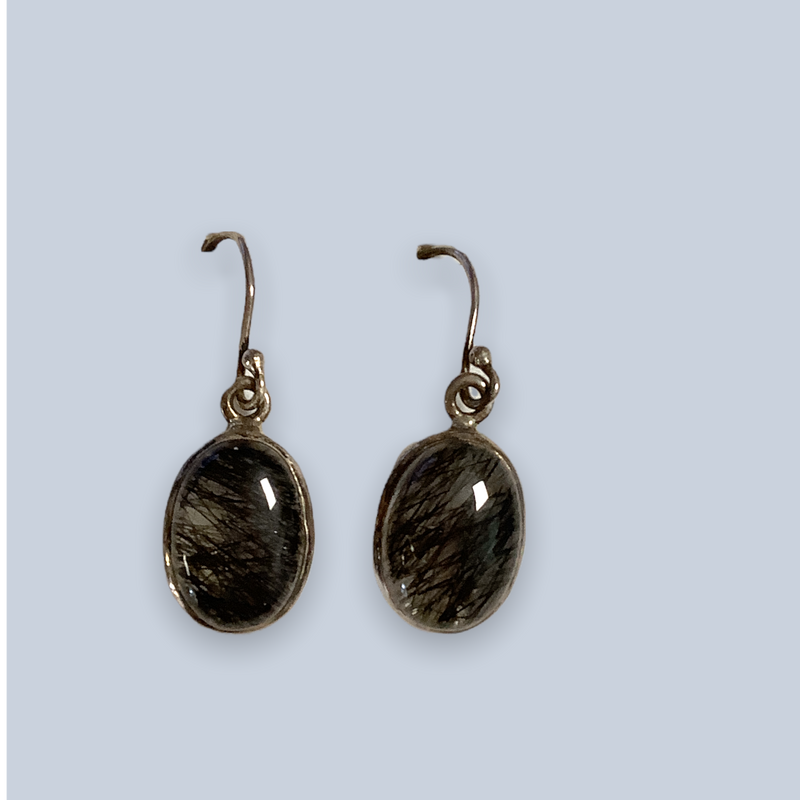 Tourmalinated Quartz Sterling Silver Jewelry
