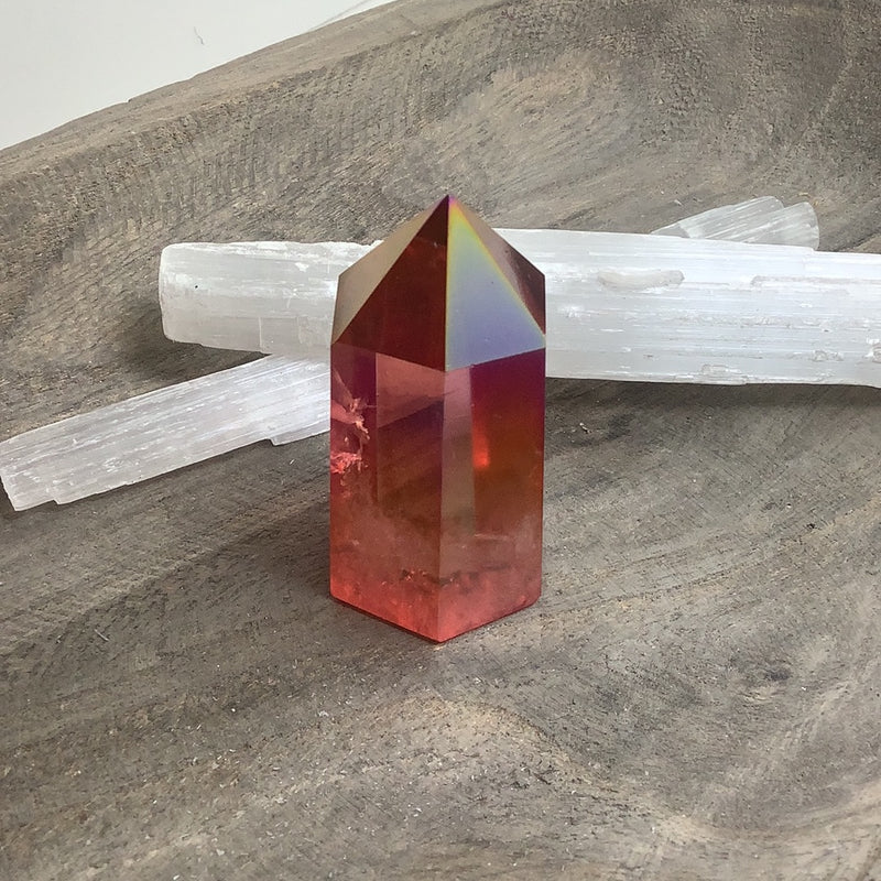 Sunset Aura Quartz Specimen