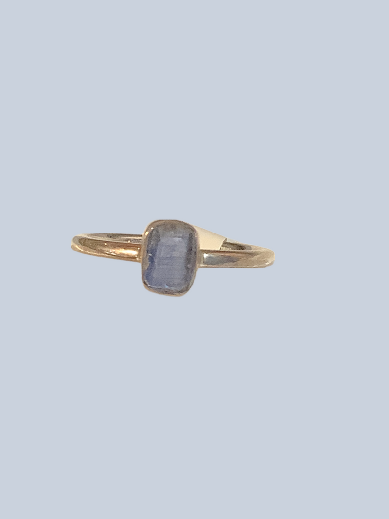 Blue Kyanite Sterling Silver Ring (sizes 4 -10)