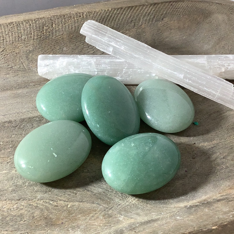 Green Aventurine Palm stone