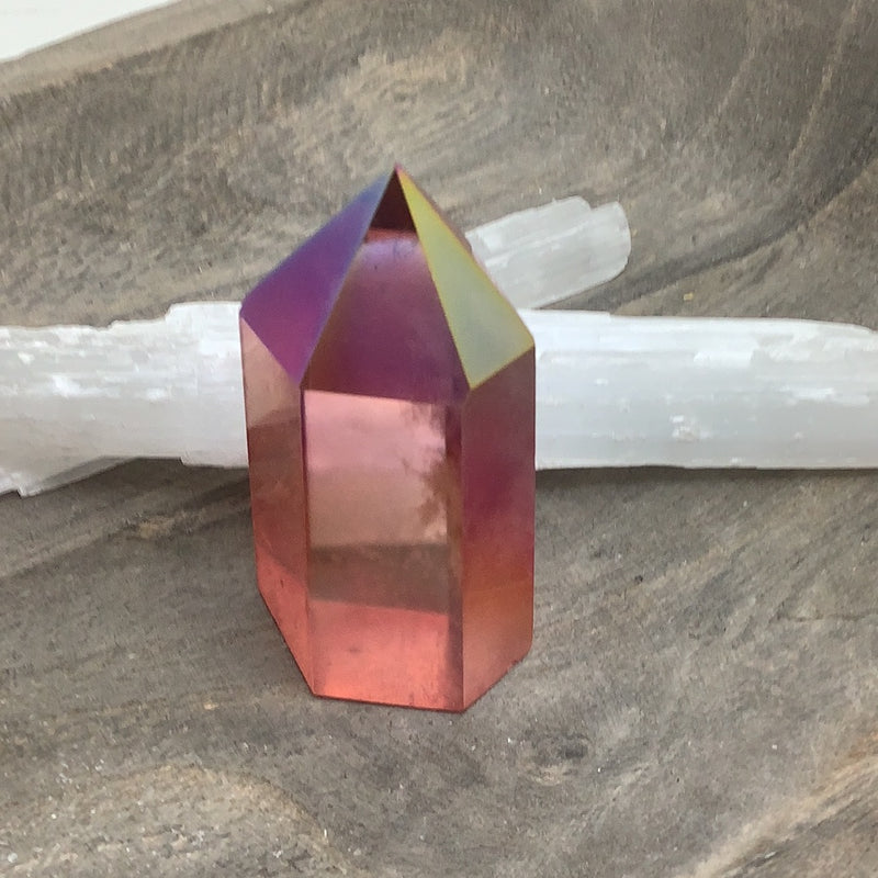 Sunset Aura Quartz Specimen