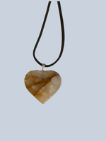 Heart Shape Stone Pendants