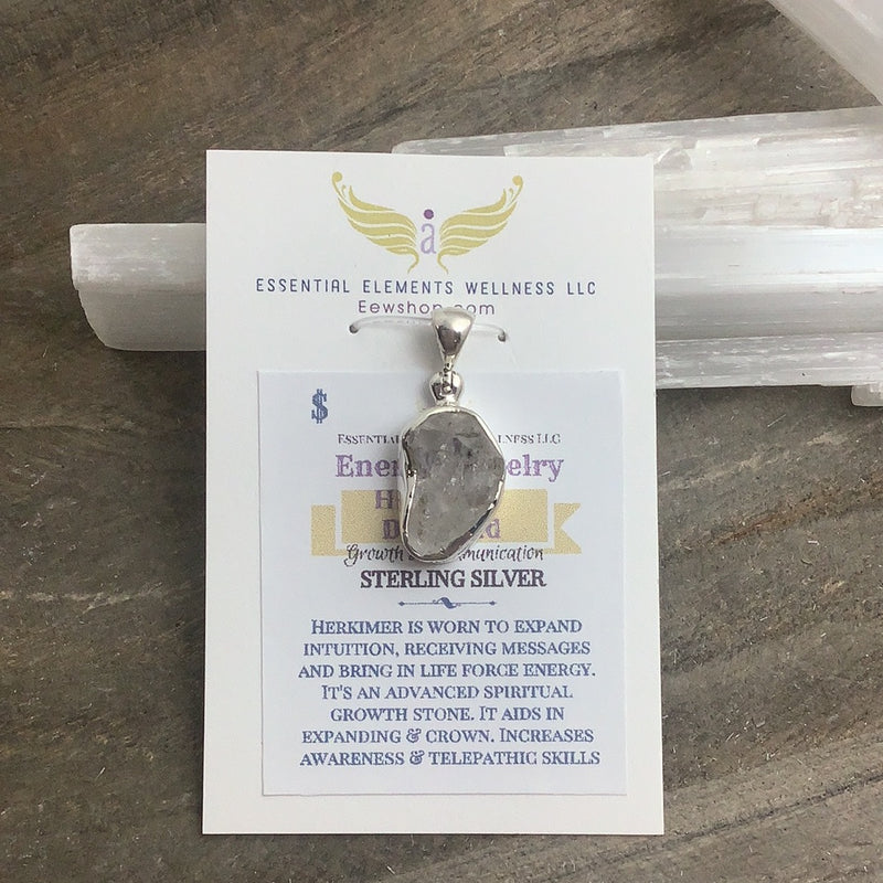 Herkimer Sterling Silver Pendant