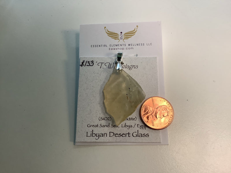 Libyan Desert Glass Sterling Silver Jewelry