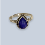 Sapphire Sterling Silver Rings ( 8- 10)