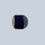 Lapis lazuli Sterling Silver Rings (Size 10-10.5)