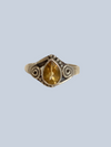 Citrine Sterling Silver Rings (Size 4-6.5)