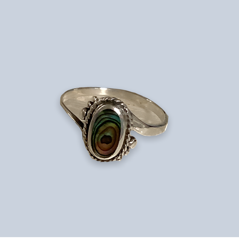 Paua Shell Sterling Silver Rings