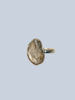 Herkimer Diamond Sterling Silver Rings (Size 8)