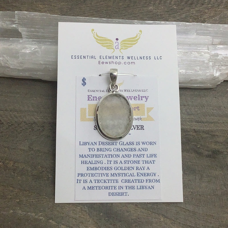 Libyan Desert Glass Sterling Silver Jewelry